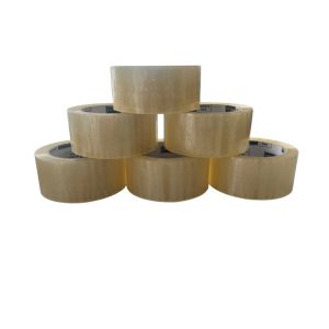 BSTech Silent Release Acrylic Packaging Tape | 48 mm x 60 m | Transparent | Pack of 6 pcs