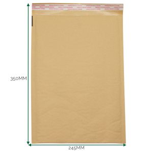 Kraft Padded Bubble Envelope (245x350+40mm)